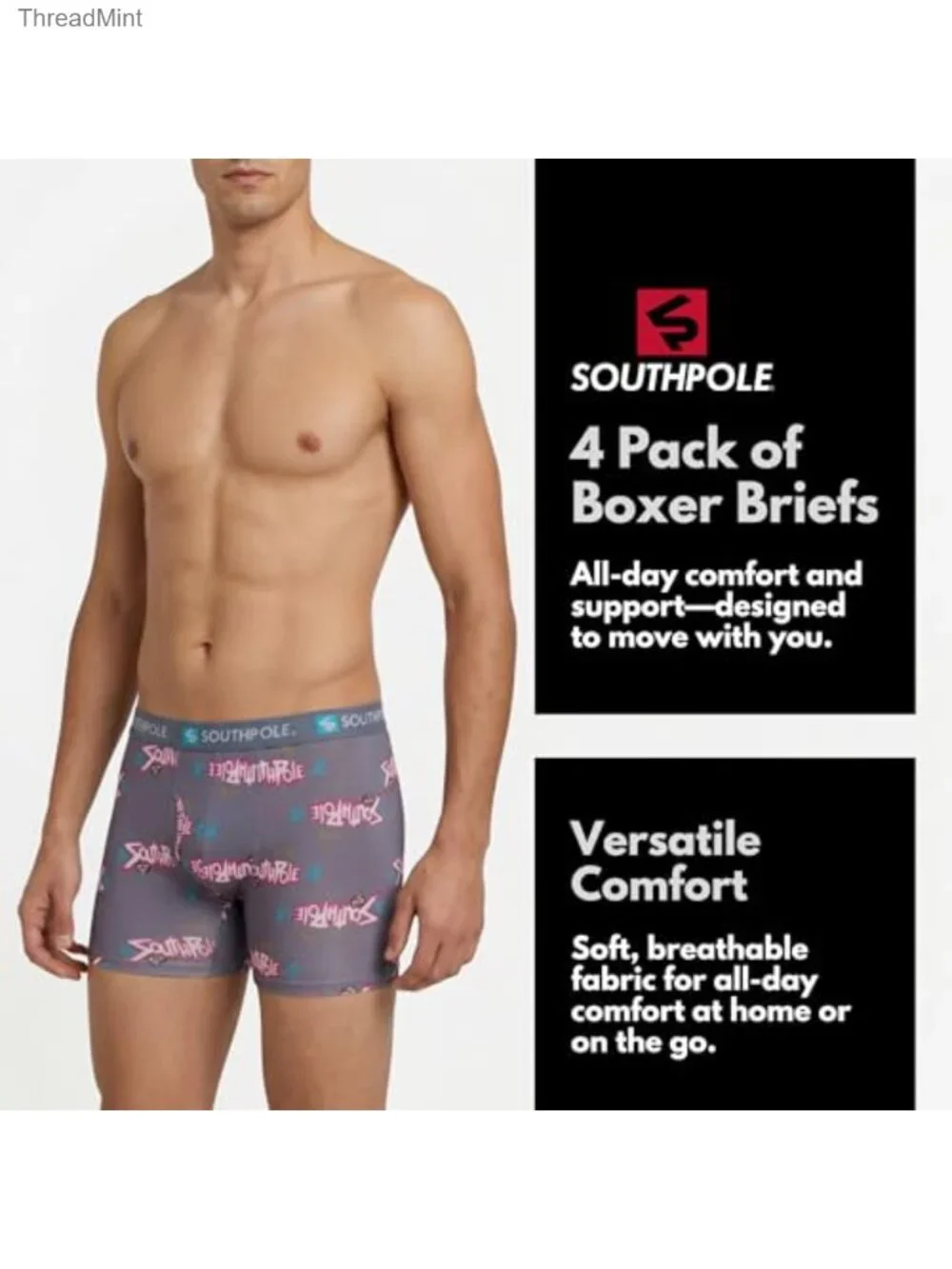 Southpole Boxer Briefs 4-Pack 6